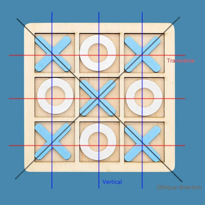 Wooden Tic-Tac-Toe