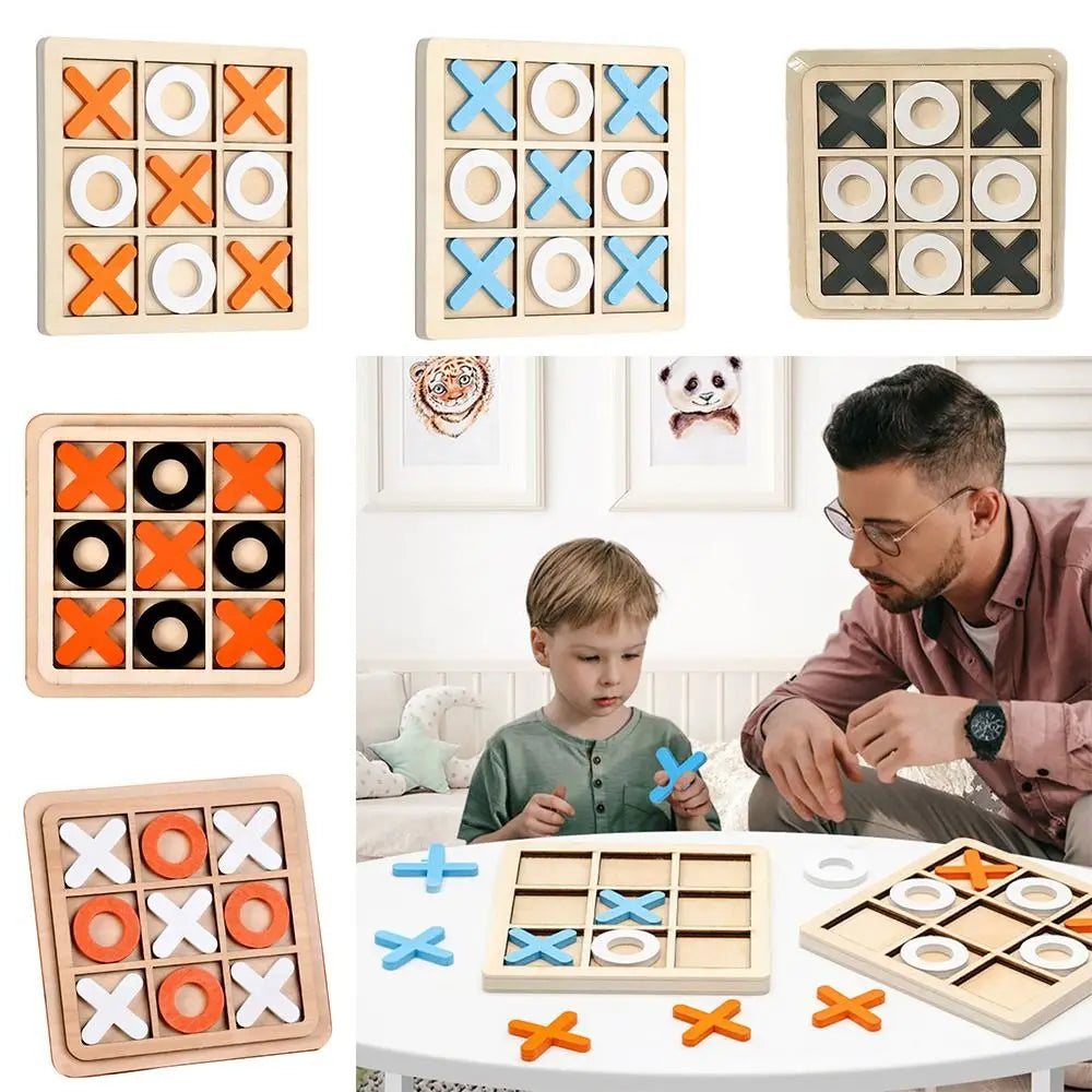 Wooden Tic-Tac-Toe