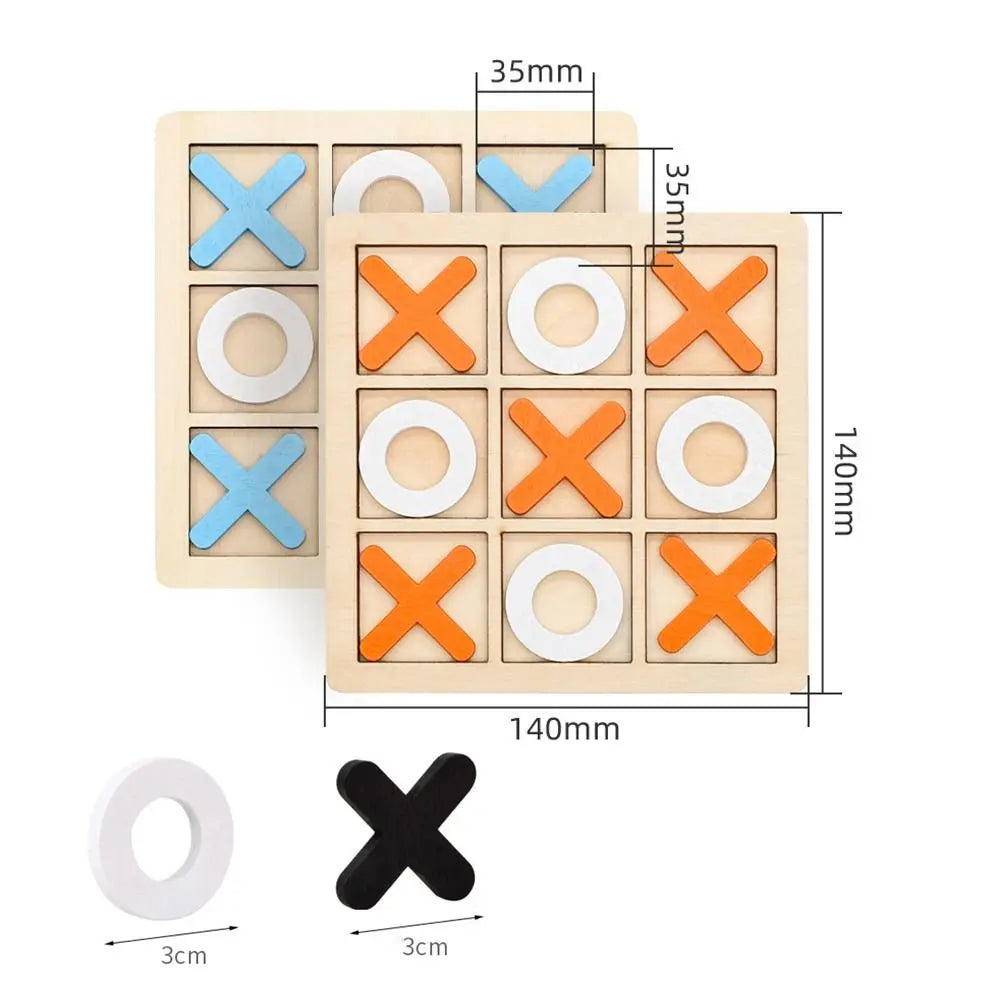 Wooden Tic-Tac-Toe